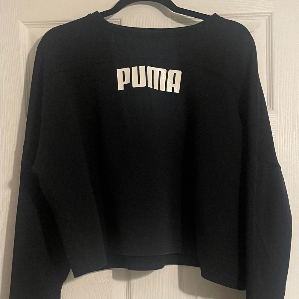 Puma Black Crewneck Sweatshirt
